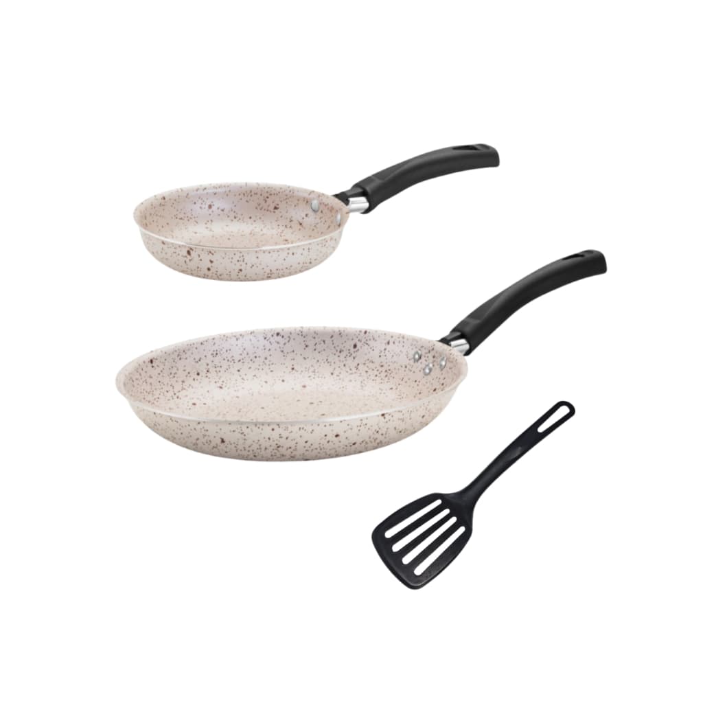 Kit Frigideira Ovo + Frigideira Panquequeira N22 Antiaderente + Espátula