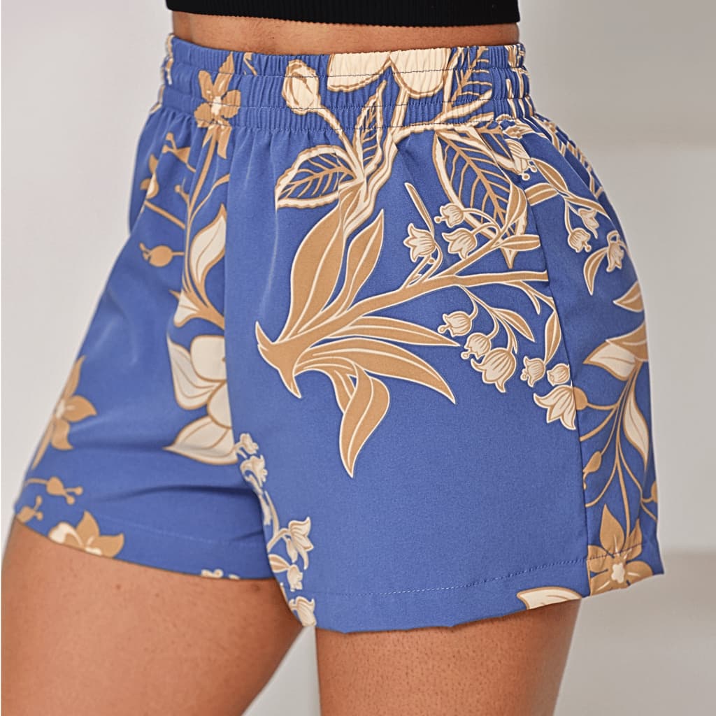 Short Curto Feminino Verão Moda Blogueira Treino Praia Piscina Academia Confortável Macio Dia a Dia