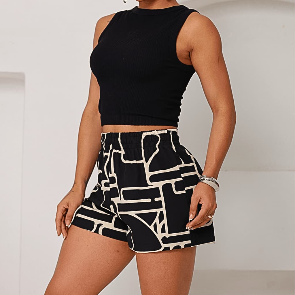 Shortinho Short Feminino Curto Versátil Verão Dia Dia Praia Piscina Leve Macio Confortavel P ao GG