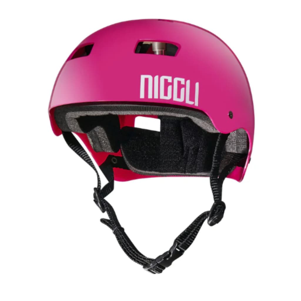 Capacete Iron Pro N1 Light Rosa Profissional Niggli Para Patins Skate Esportes