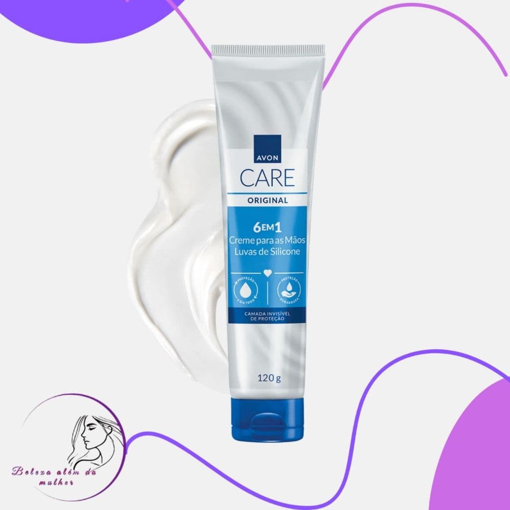 Creme Para as Mãos Avon Care Luvas de Silicone 120g – Proteção, Hidratação e Barreira Invisível