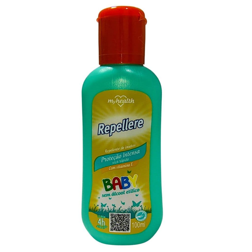 Repelente Para Crianças Baby Repellere Proteção Intensa Sem Álcool Etílico Com Vitamina E