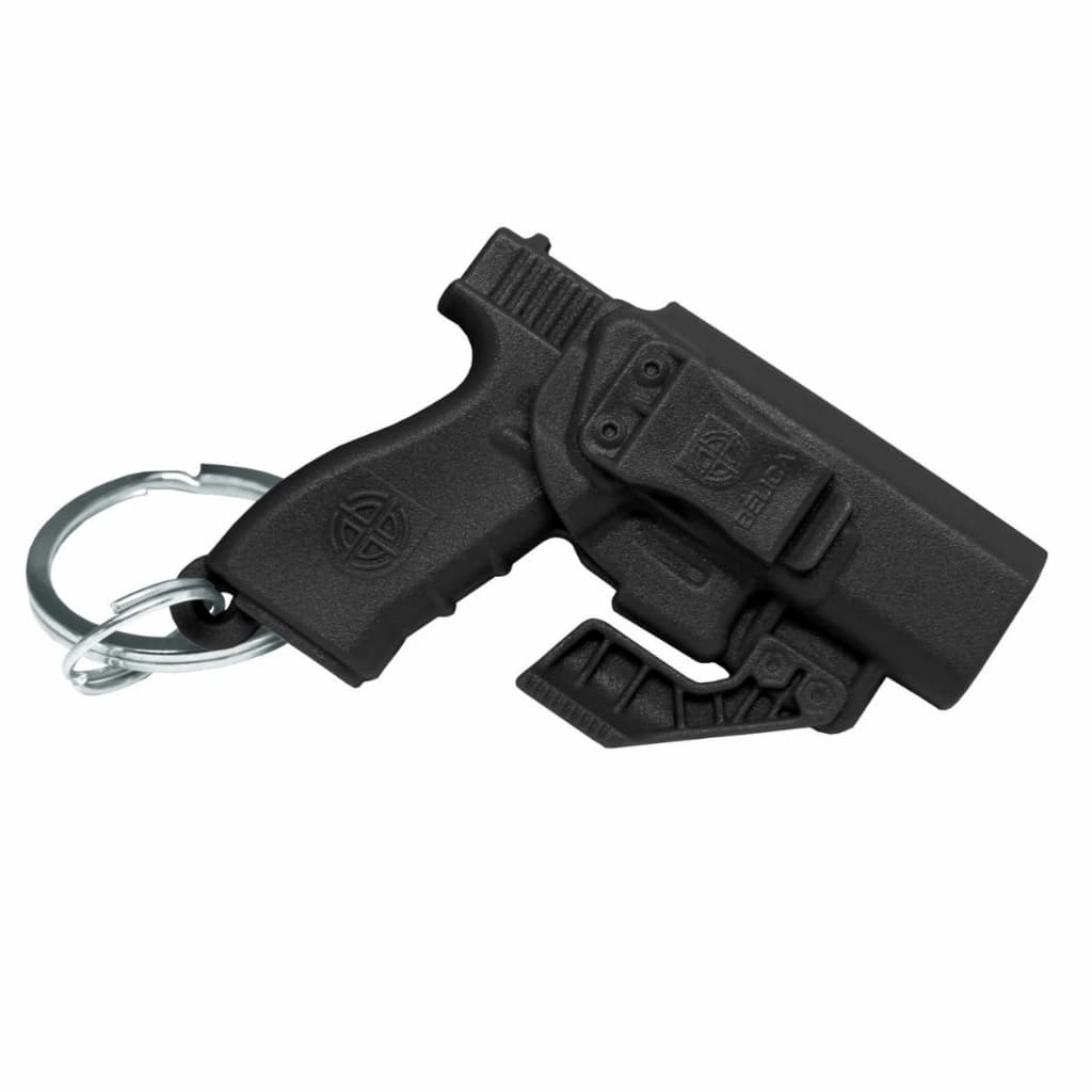 CHAVEIRO MINI COLDRE VELADO GLOCK PRETO POLICIAL