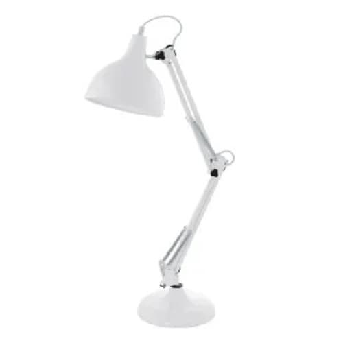 Luminária De Mesa Borgillio Eglo P/ Escritório Leitura Design Moderno Luz Direcionável