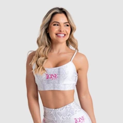 Top Feminino de Academia Blackout Alta Sustentação com Forro Duplo Zero Transparência - LAONEFIT