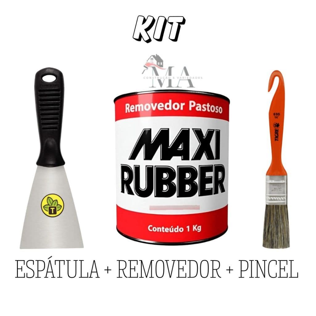 Removedor Pastoso 500gr e 1kg Maxi Rubber
