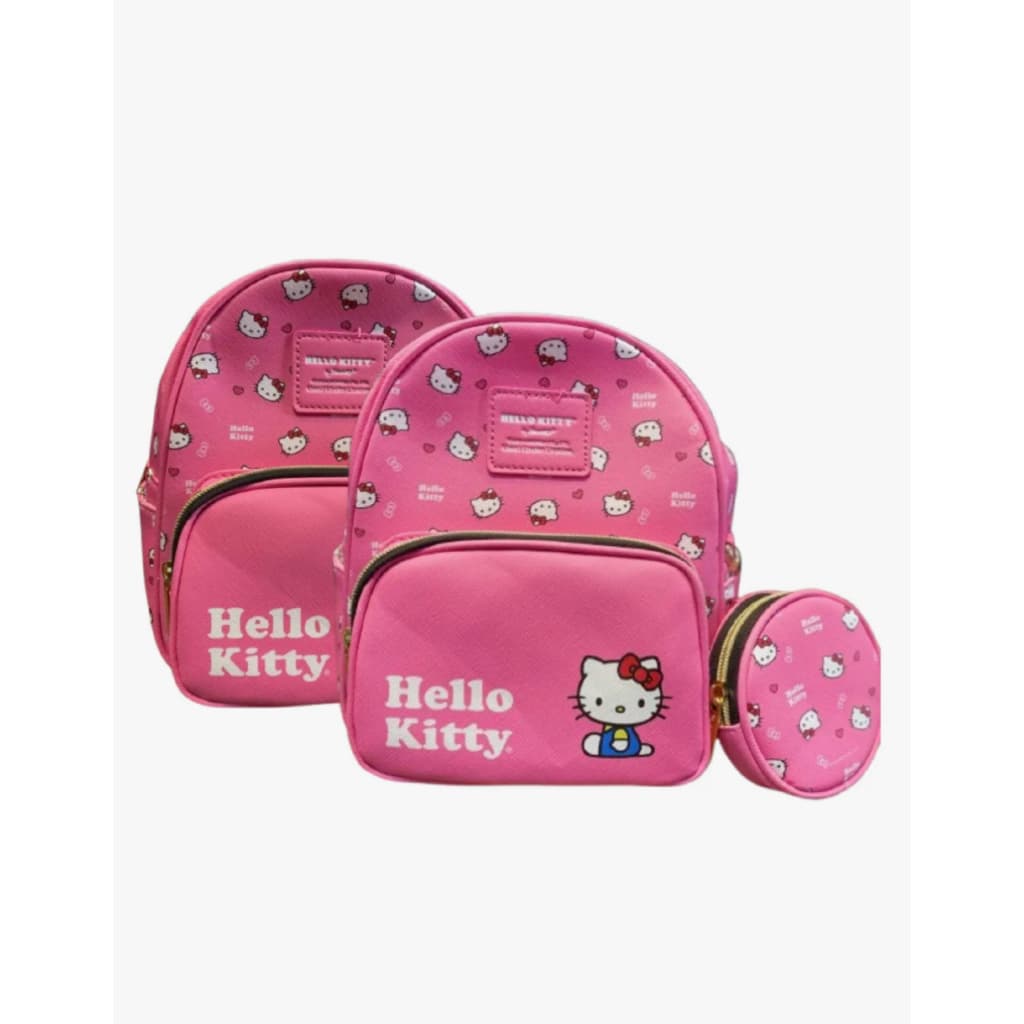 Mochila ZonaCriativa De Passeio Rosa Hello Kitty