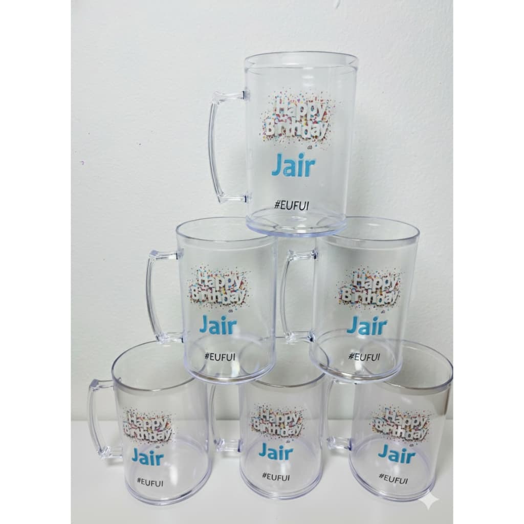 15 Canecas de Acrílico Personalizada | Festa Infantil, Corporativo e Datas Especiais e Lembrancinhas