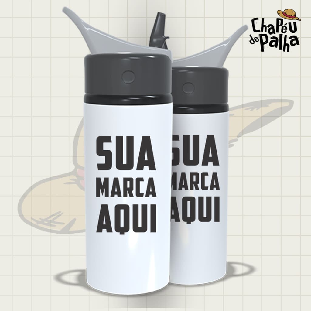 Garrafa Sublimada SQUEEZE  - Personalizada - SUA MARCA AQUI - SUA IMAGEM AQUI