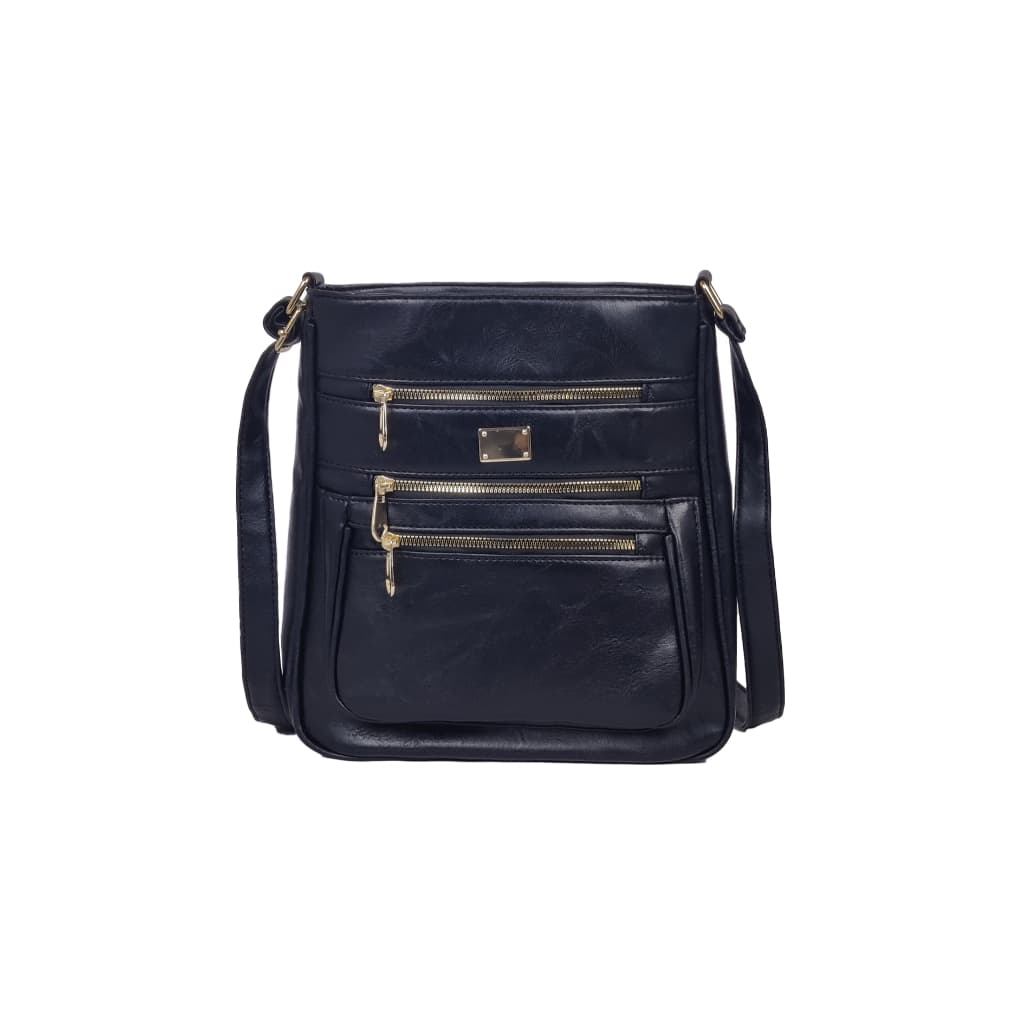 BOLSA FEMININA NOVA TIRACOLO ALCA TRANSCERSAL COM MUILTI ZIPER