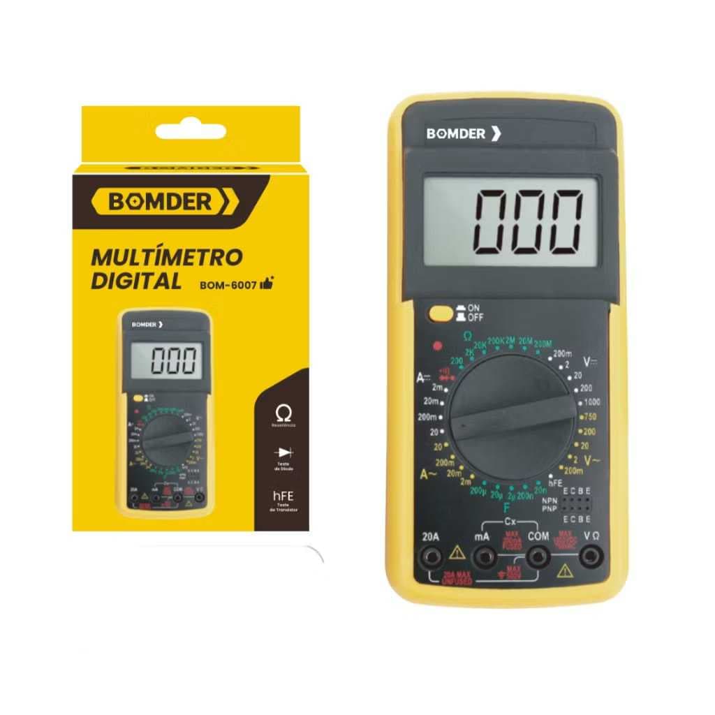 Multímetro Digital Bomder - BOM-6007