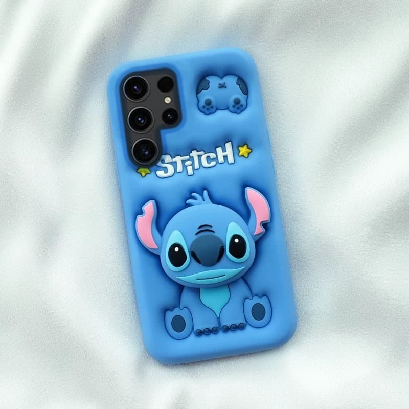 Capa 3D com Suporte para Xiaomi  Redmi Design Fofinho e Antiderrapante Proteção Estilo para Celular