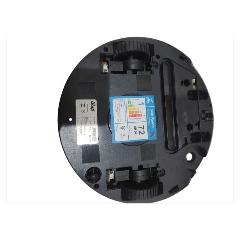 Kit Roda Rodízio Esquerda com Motor Compatível com Robô Aspirador WAP W90