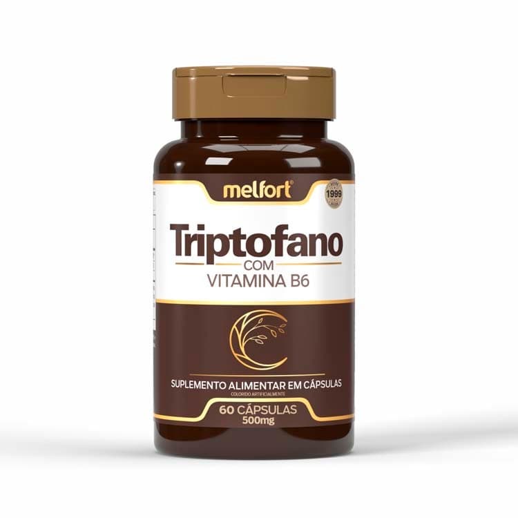 Triptofano - L-triptofano com Vitamina B6 500mg