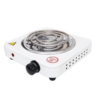 Fogareiro Fogão Portátil Elétrico / 1000W / 110V - Branco