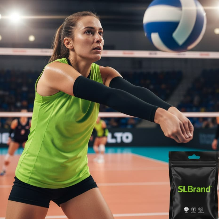 Kit Par Manguito Proteção UV50+ Solar Braço corrida ciclismo Flexível Esporte Atleta Vôlei