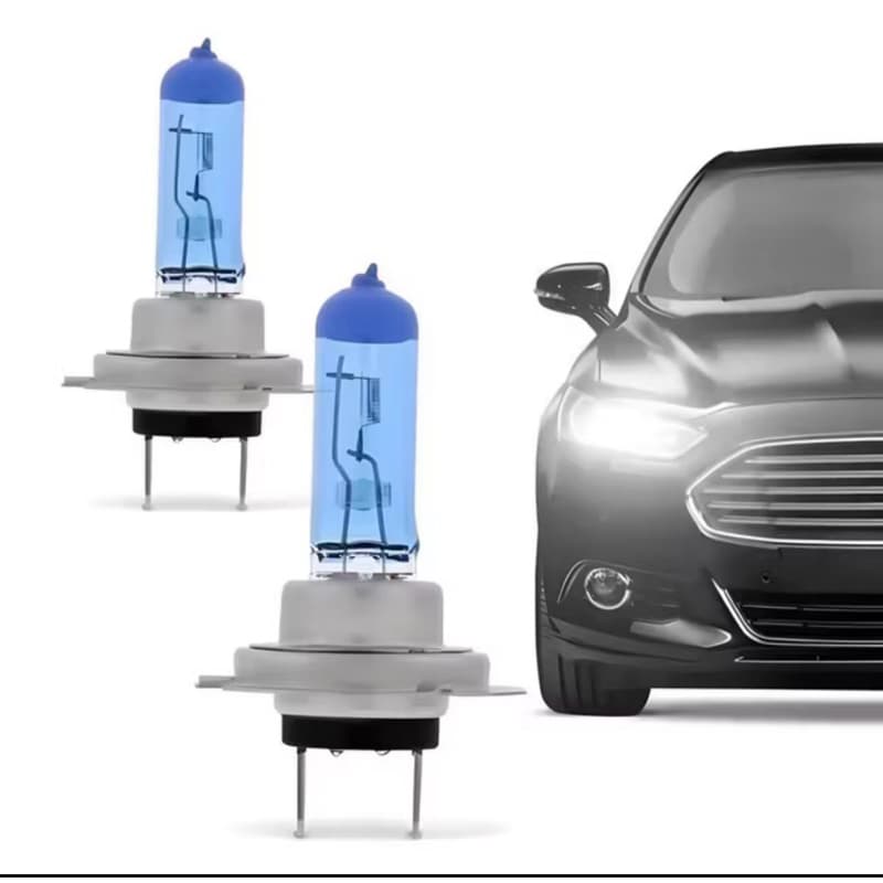 Par Lâmpadas Super Branca H7 12V 55W 5500k – Efeito Xenon / ShockLight