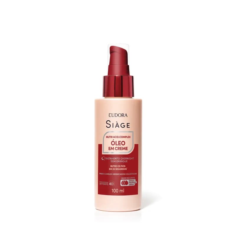 Óleo em Creme Eudora Siáge Nutri Acid.Complex 100ml