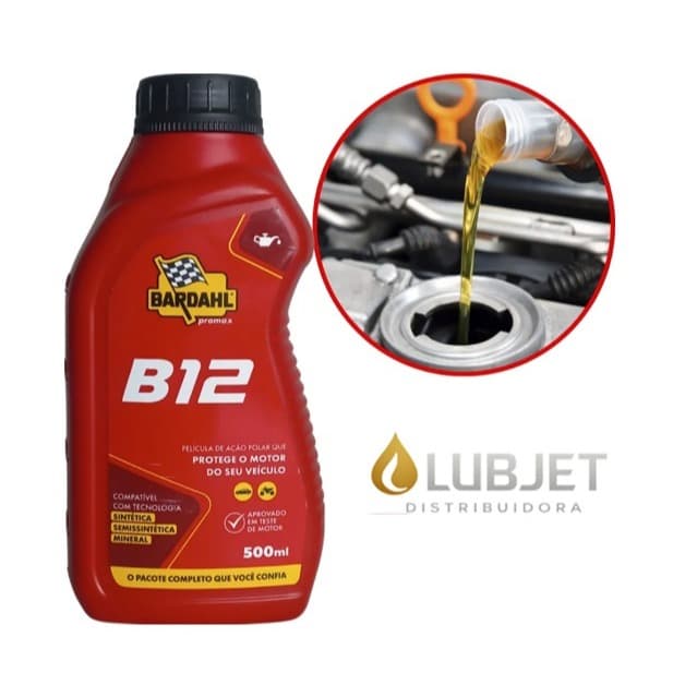 Bardahl B12 Plus 500ml – Proteção Máxima e Desgaste Reduzido para Motores