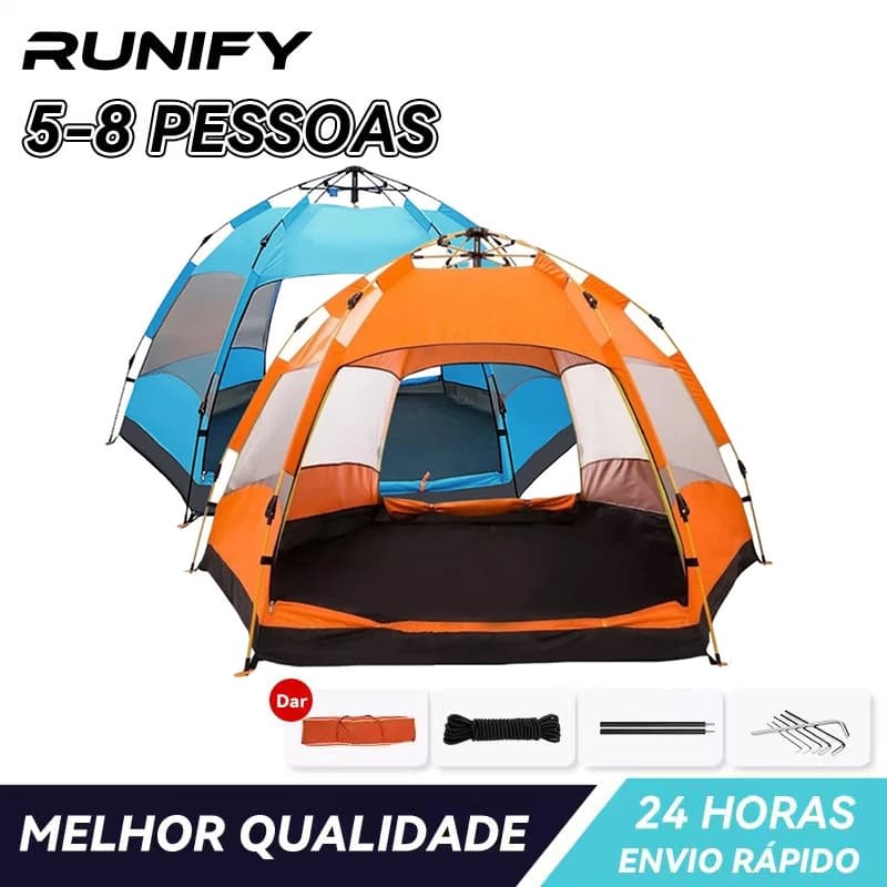 Barraca Camping 5-8 Lugares Grande Ventilacao 270*270*155cm