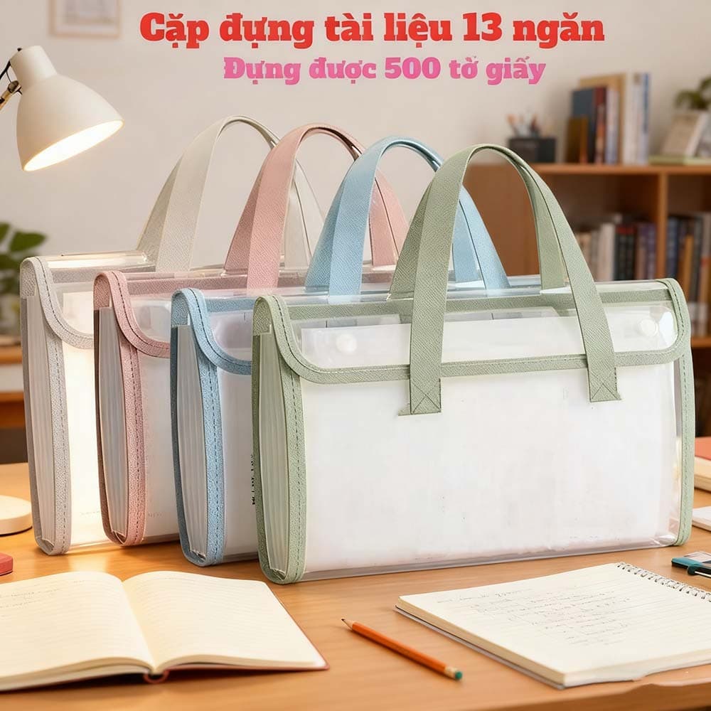 Pasta Organizadora Multifuncional 13 Bolsos - Impermeável E Resistente , Ideal Para Escritório E Escola
