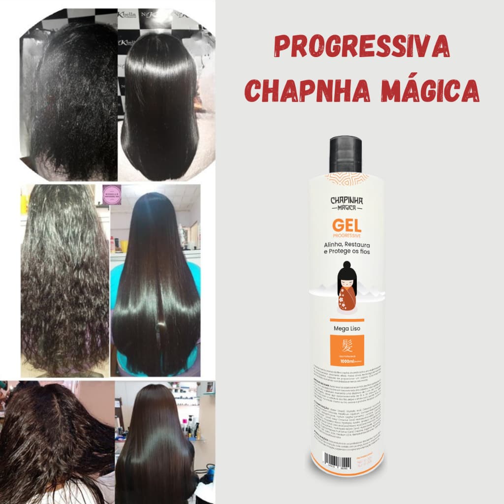 Progressiva Chapinha Profissional Alinhamentos dos Fios Alisamento
