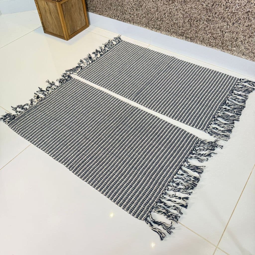 Kit Tapete Detalhado 45x80cm Retangular com Algodão - 2 ou 4 Unidades