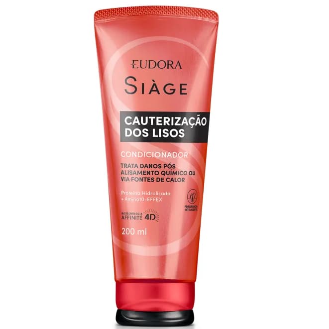 Condicionador Eudora Siáge Trata Danos Após Química Cauterização dos lisos  200ml