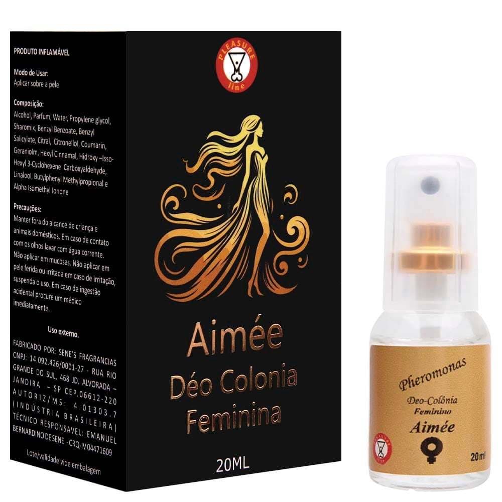 Perfume Pheromonas Aimée Feminino com Feromônio Pleasure Line