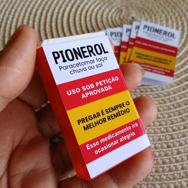 Adesivo PIONEIROL - Mimo lembrancinha Pioneiro - SOMENTE ADESIVOS