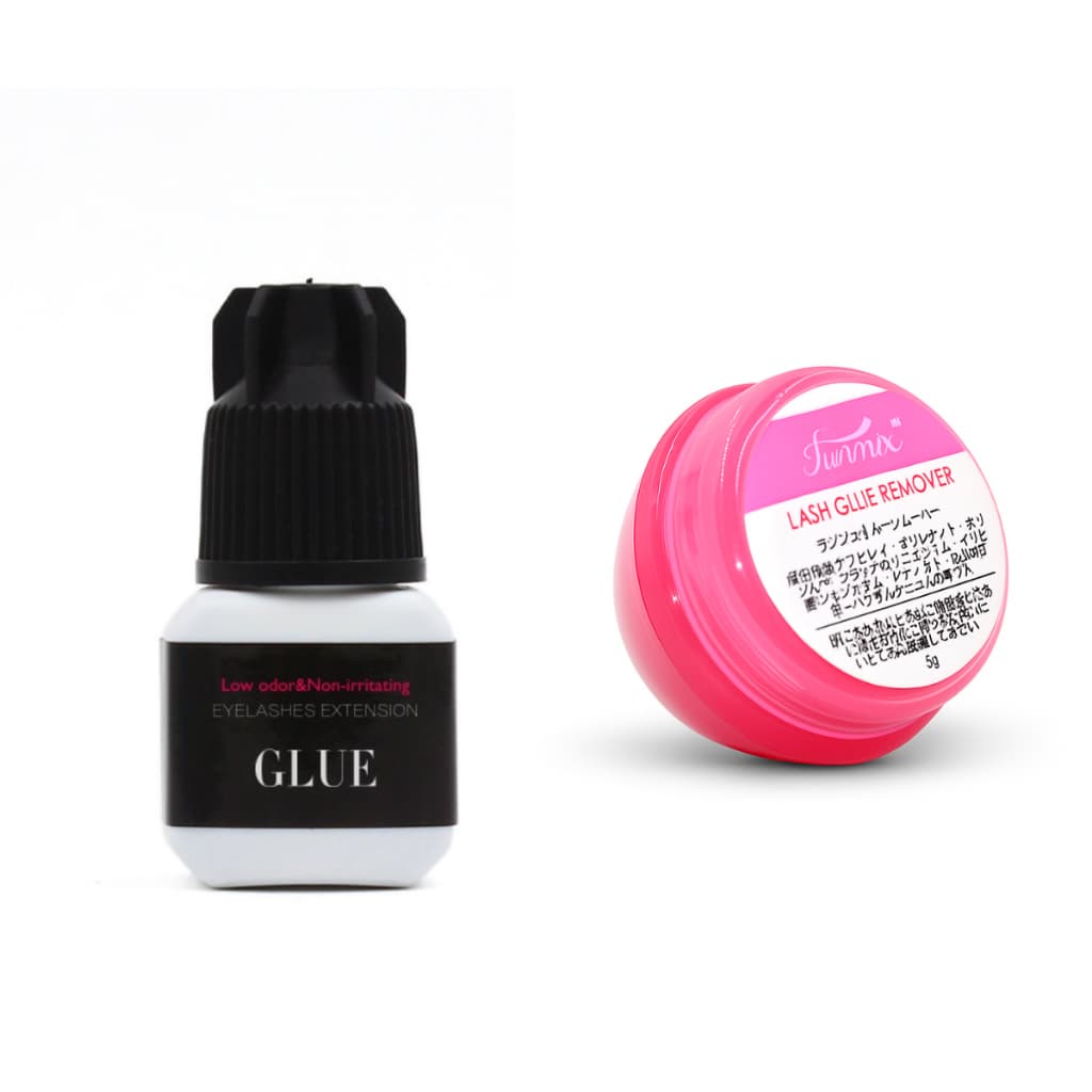 Cola Para Cílios FUNMIX  5Ml , Preta De Baixo Odor E Não Irritante Extensão De Iniciantes