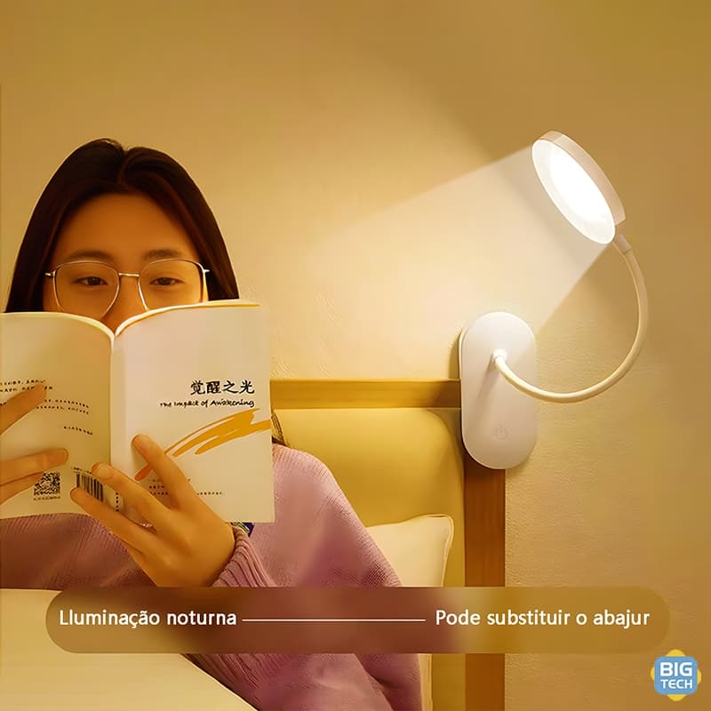 Luminária De Iluminação Lâmpada De Leitura LED Com Carregamento USB Para De Quarto TD110