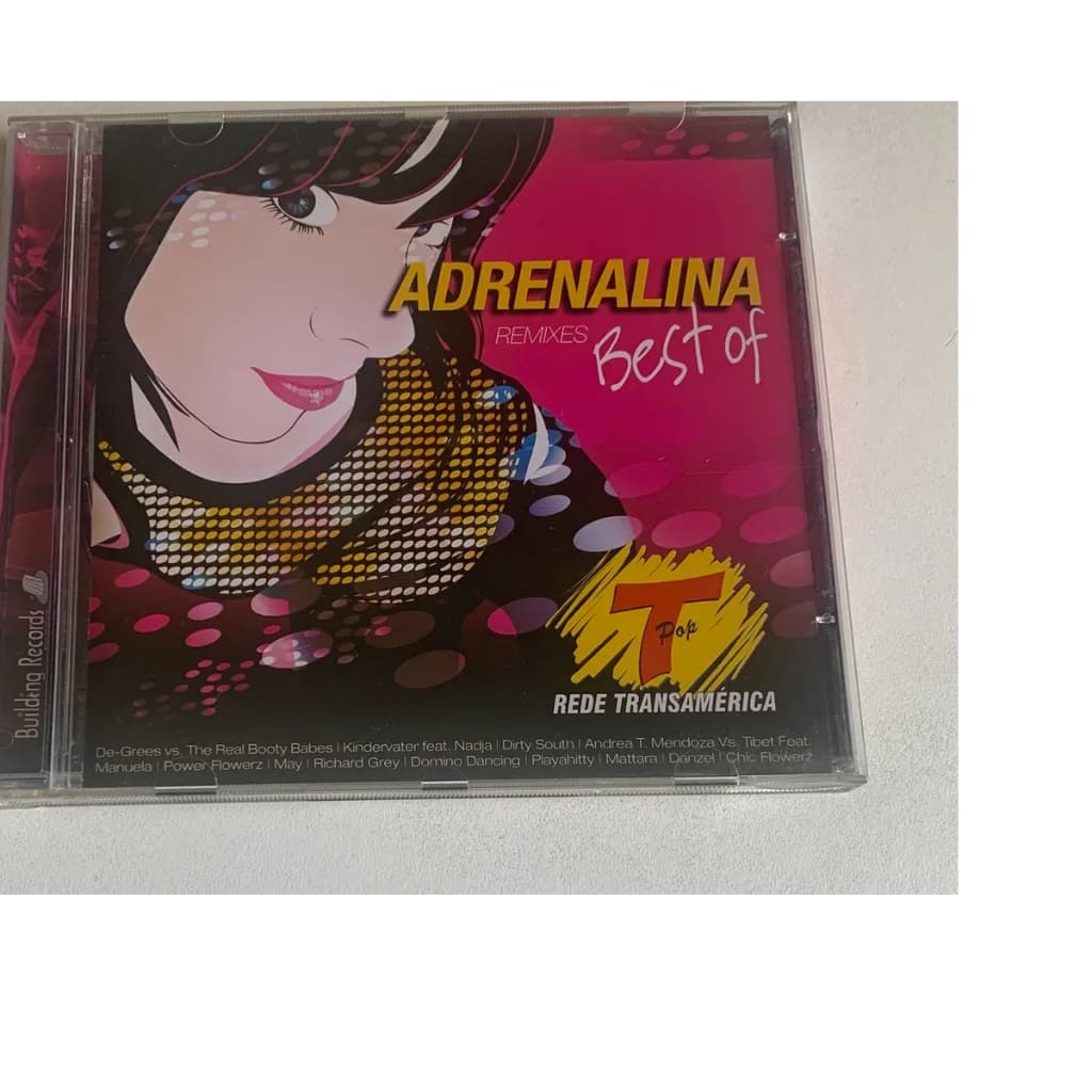 Cd Adrenalina Remixes Best Of (2008) Feat. Alex Gaudino Estandar lacrado