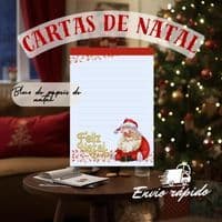 Bloco de Cartas de Natal A5