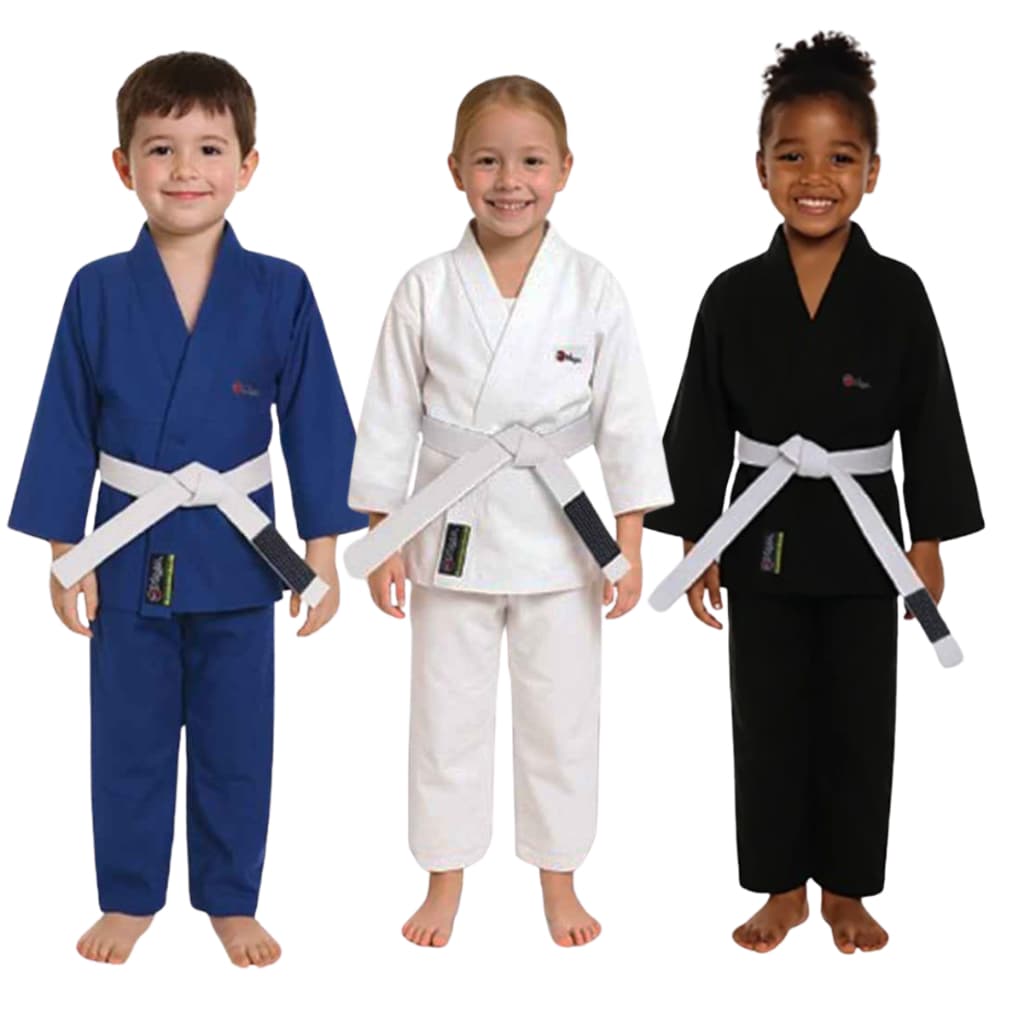 Kimono Infantil para Jiu-Jitsu Judô e Karatê Naja Heroic Vagui com Calça Confortável e Leve