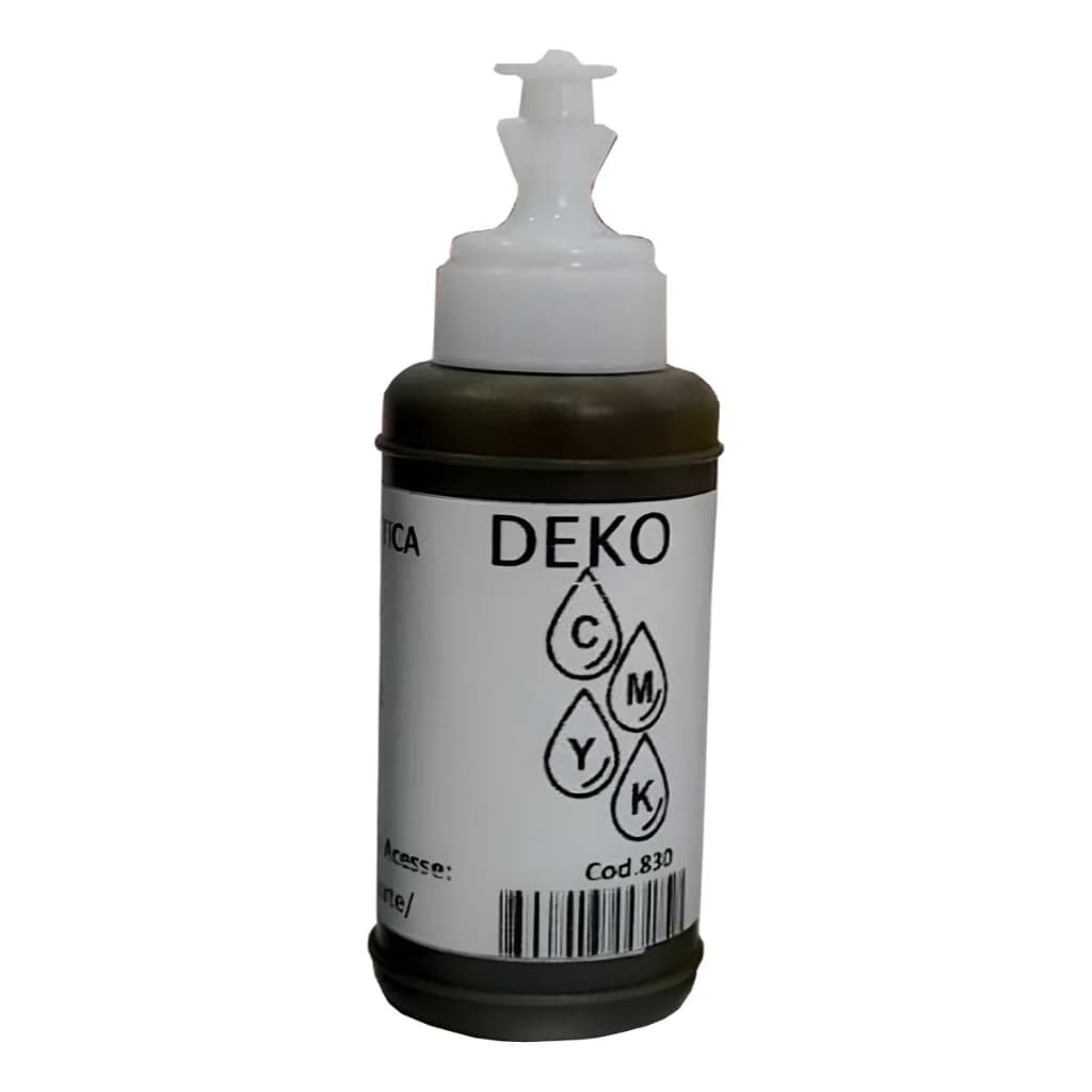 Tinta Refil Frasco 100ml Sublimacao Preta