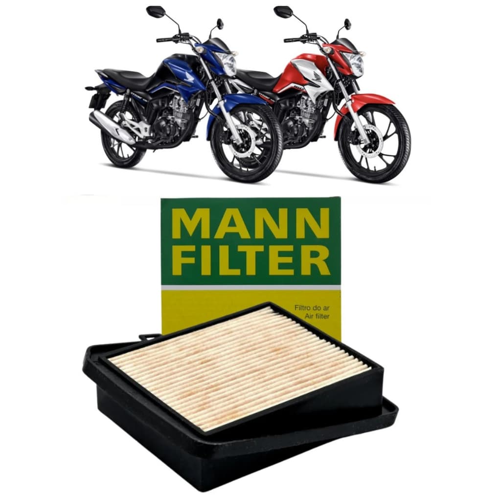 Filtro Ar Motor Titan 160 Fan 160 Start Cg 160 Original Mann