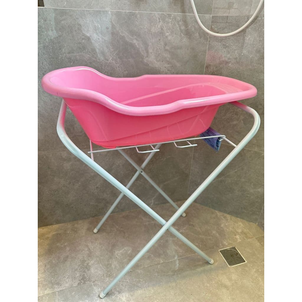 Banheira Anatômica 20 Litros Suporte Portátil De Bebê Compacto Resistente