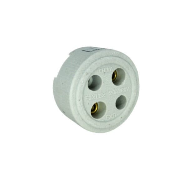 Tomada Polarizada de Porcelana 20A , 2 Polos FX17 - Foxlux