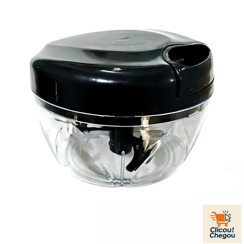 Processador Manual 500ml 3 Lâminas Multicolorido