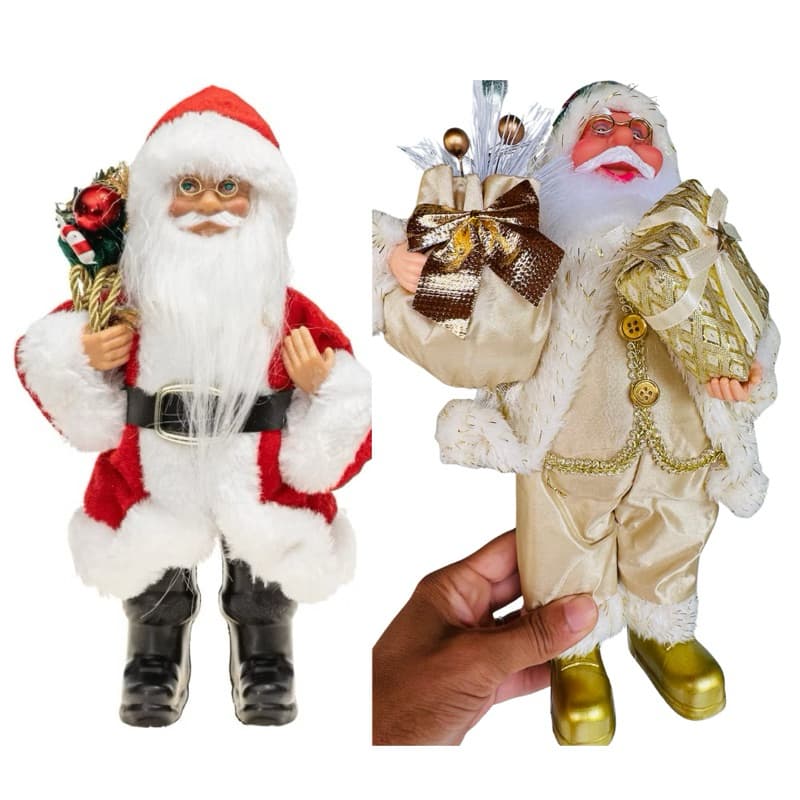 Papai Noel Para Árvore de Natal Grande Decoração 30cm