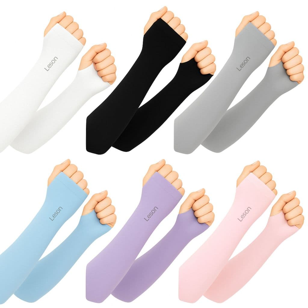 Manguito Infantil UV Proteção Solar Unissex | Menino e Menina | Cores Variadas