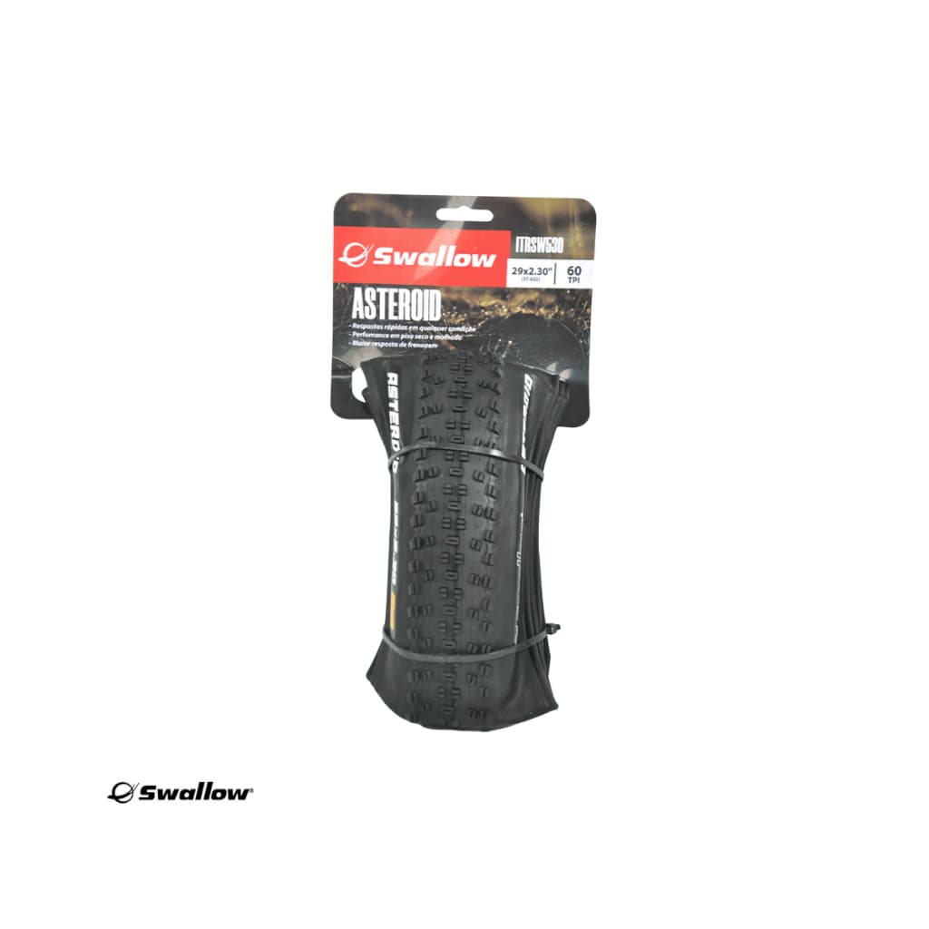 Pneu 29x2.30 Kevlar Asteroid 60tpi Pro Preto Swallow Bike