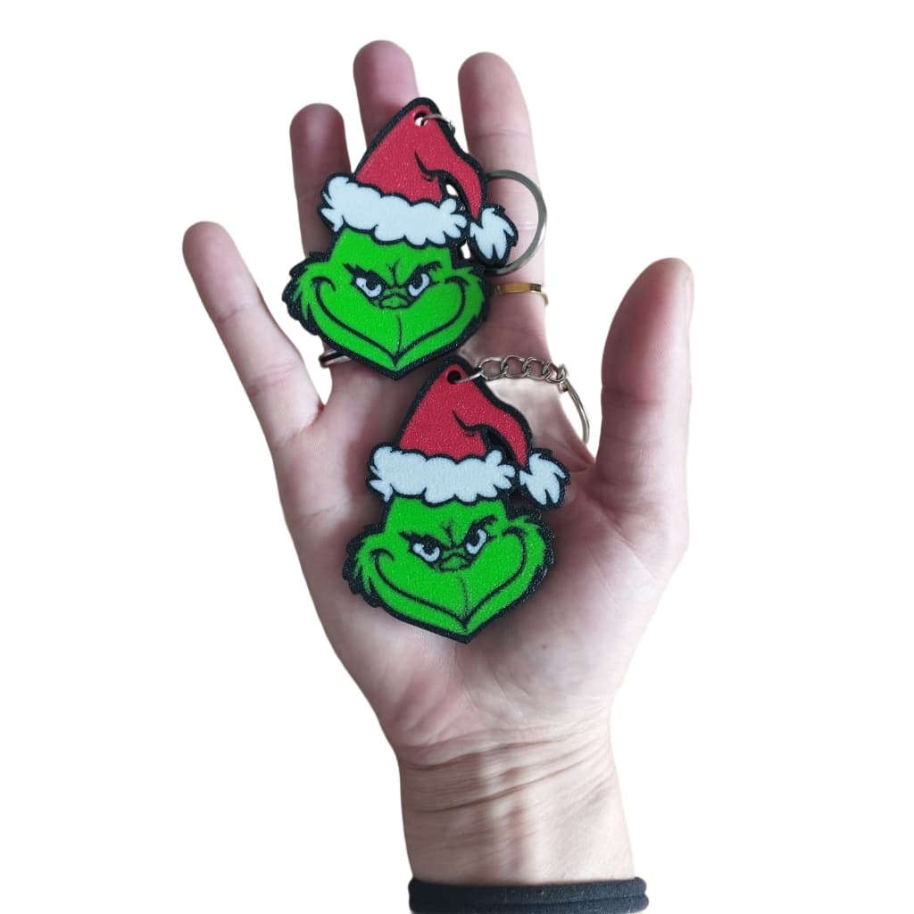 Chaveiro Grinch kit 2 unidades 3D