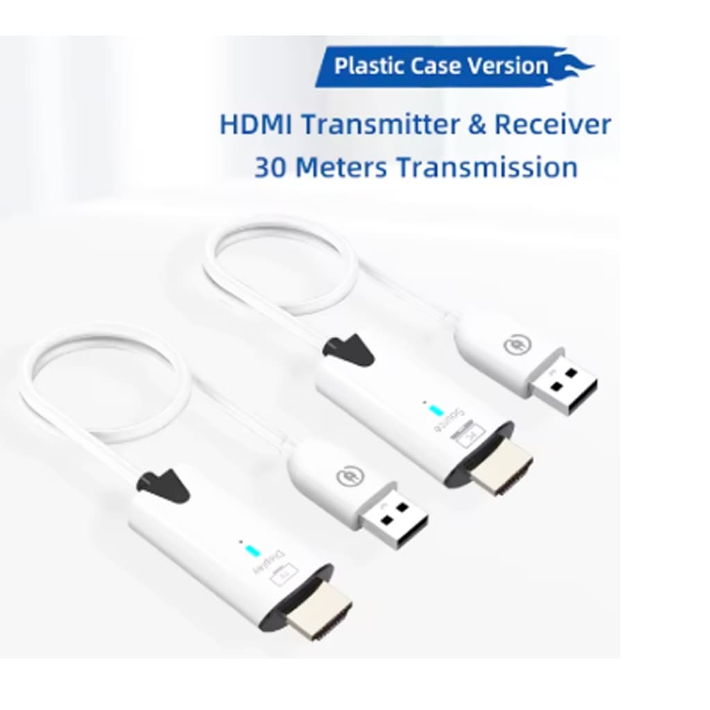 Wireless HDMI Dispositivos Transmissão e Recepção Opansten 30m Cable