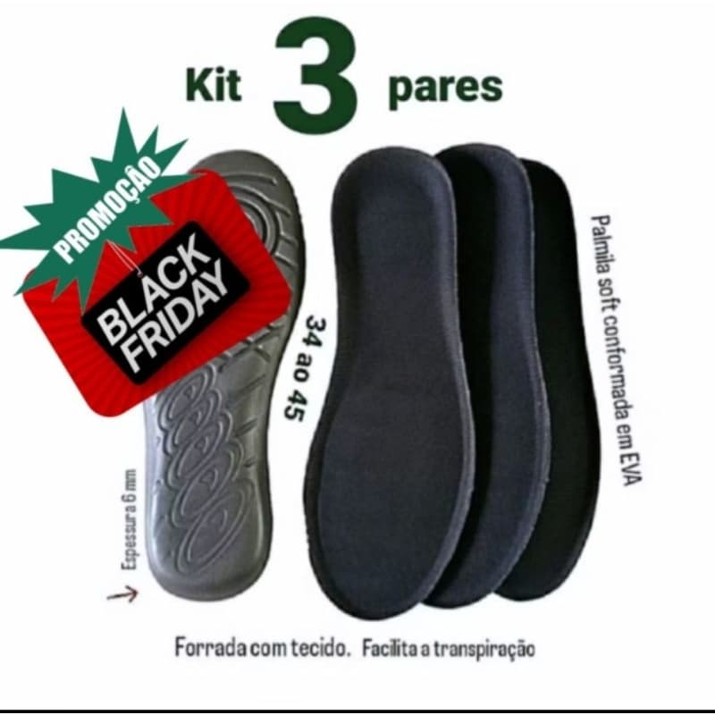 KIT PALMILHA CONFORT 34 ao 45 P/ TENIS FEMININO  E MASCULINO, SAPATO,BOTA,CHUTEIRA,SLIP ON,PROMOÇÃ0