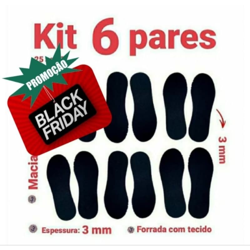 KIT PALMILHA EM EVA 3 MM, 25 AO 43 P/ TENIS FEMININO,MASC,BOTA,SAPPATO,TENIS INFANT,ILPROMOÇÃO,BARAT