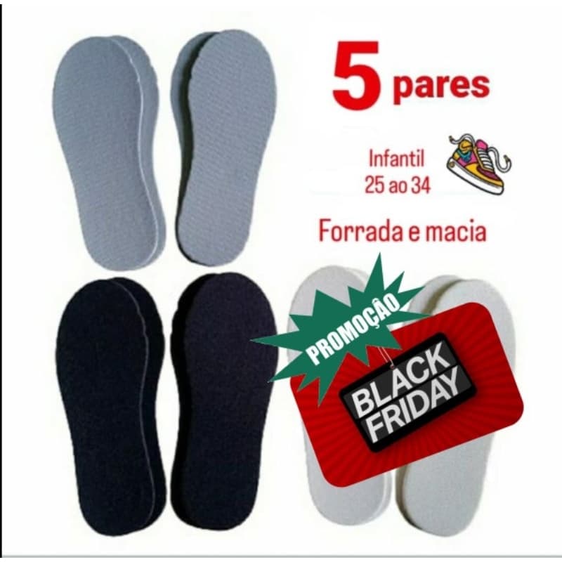 5 PARES PALMILHA INFANTIL 19 AO 35 P/TENIS INFANTIL MENINO E MENINA,BOTA INFANTIL MENINA,SAPATO INF