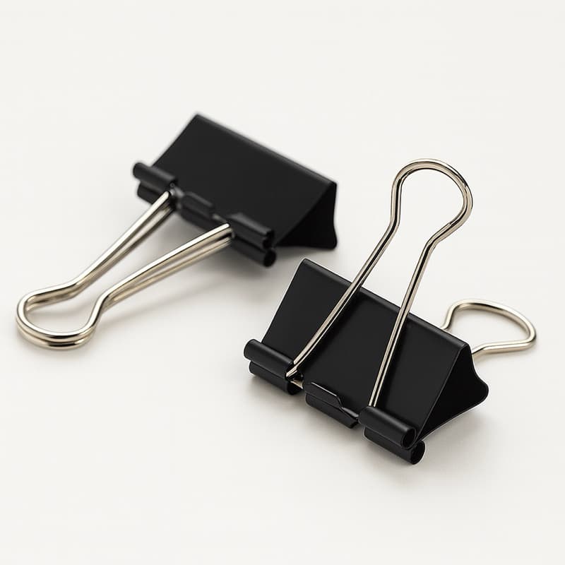 Mini Prendedores de Papel Metal Clips Resistente para Escritório Organização e Papelaria