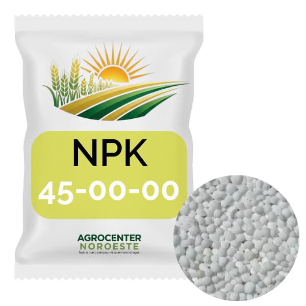 Uréia – NPK 45-00-00 – Fertilizante Adubo para Gramados, Folhagens, Hortaliças e Cultivos Verdes